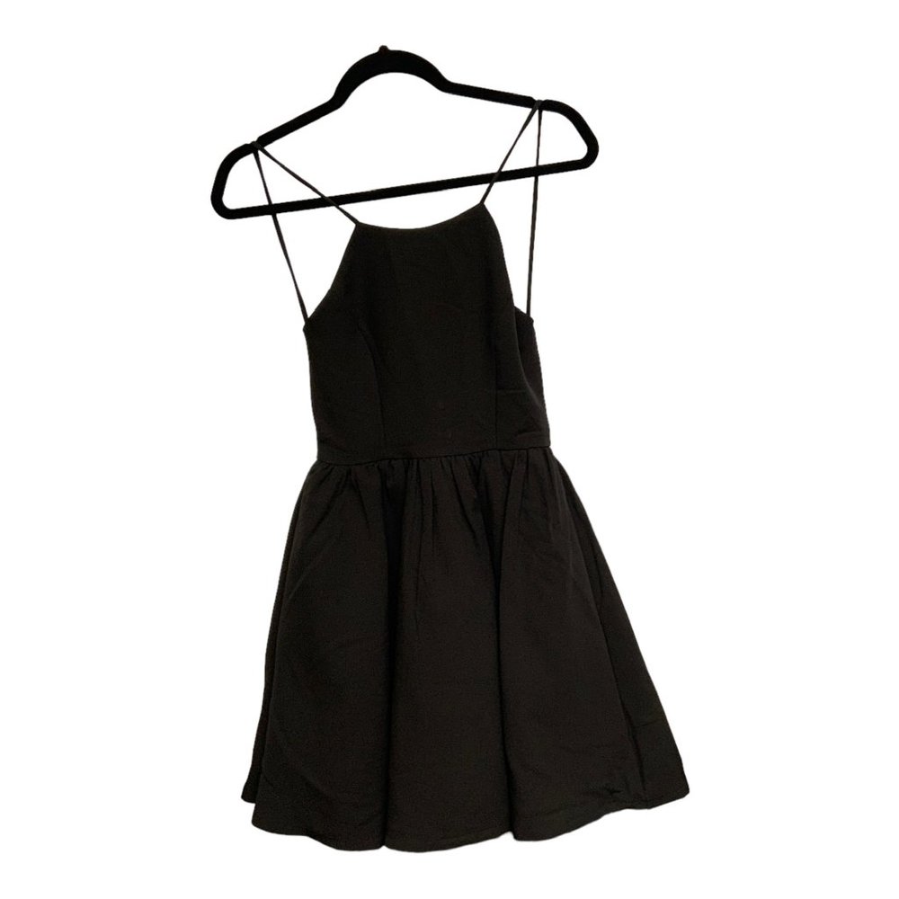 Lulu's Black Formal Skater Mini Dress \ Size XS